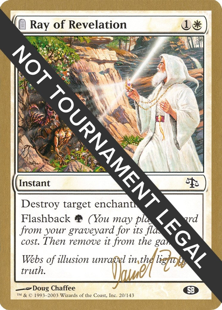 Image for Ray of Revelation - 2003 Daniel Zink (JUD) (SB) (World Championship Decks) - Magic: The Gathering