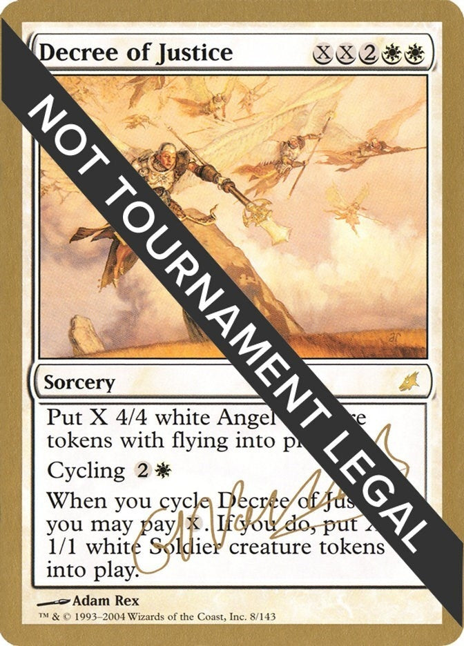 Image for Decree of Justice - 2004 Gabriel Nassif (SCG) (World Championship Decks) - Magic: The Gathering