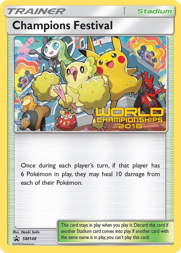 Image for Champions Festival - SM148 (World Championships 2018) (SM148) (SM Promos) - Pokemon