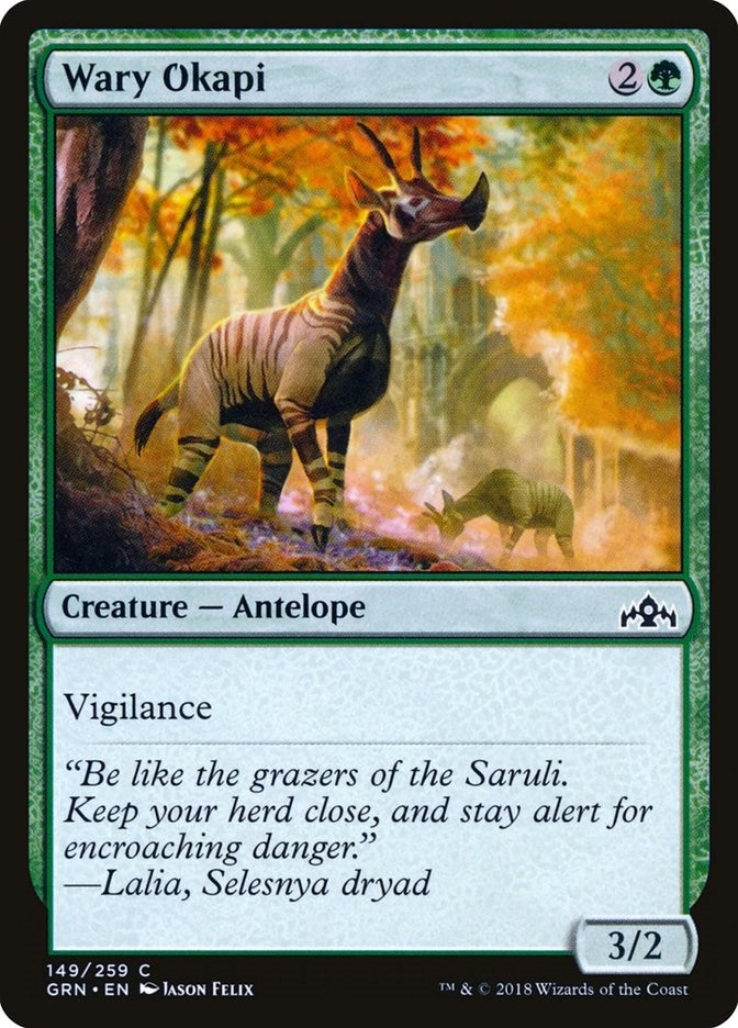 Image for Wary Okapi (149) (Guilds of Ravnica) - Magic: The Gathering