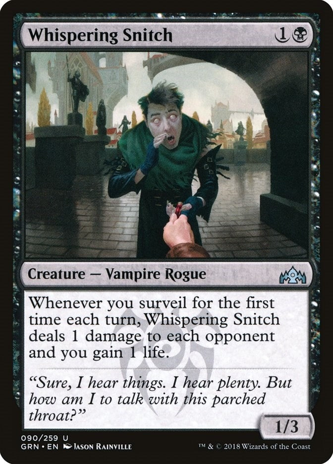 Image for Whispering Snitch (90) (Guilds of Ravnica) - Magic: The Gathering