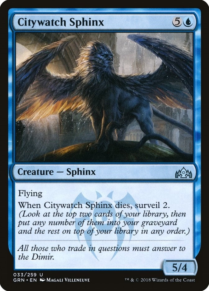 Image for Citywatch Sphinx (33) (Guilds of Ravnica) - Magic: The Gathering