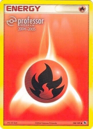Image for Fire Energy (2004-2005) (108/109) (Professor Program Promos) - Pokemon