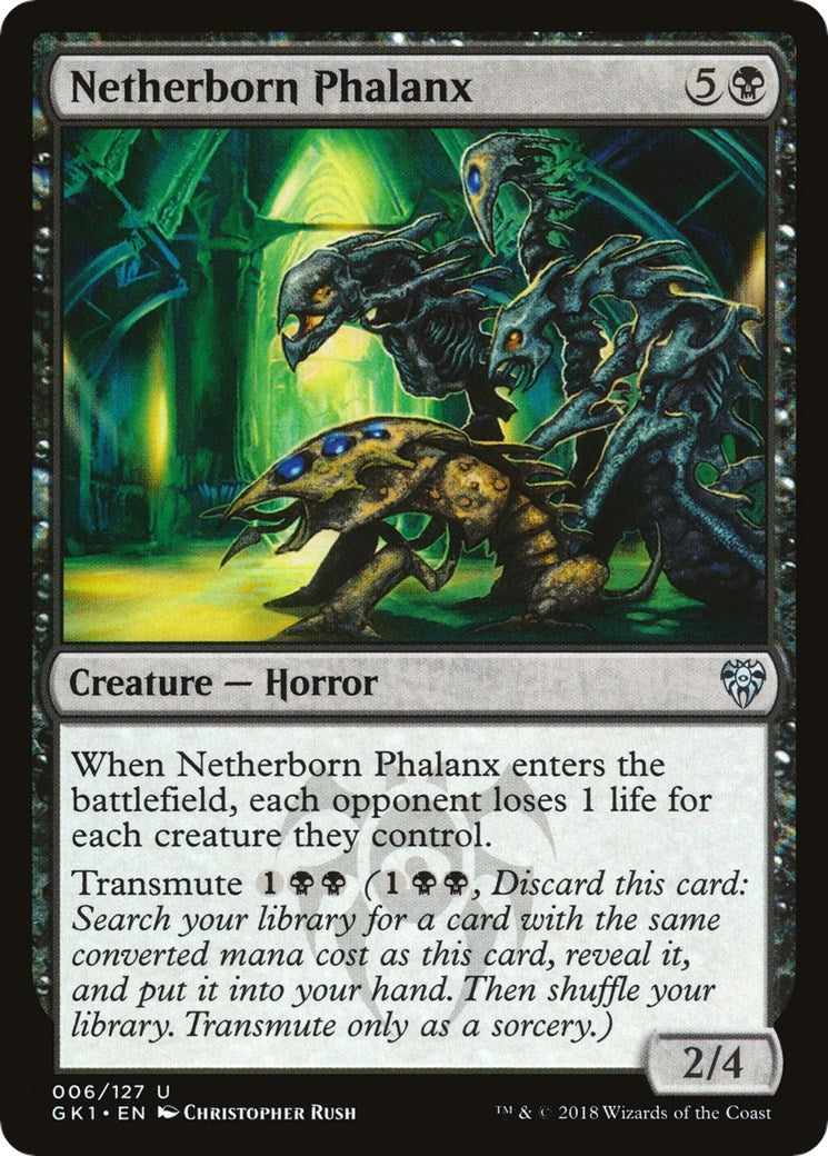 Image for Netherborn Phalanx (6) (Guilds of Ravnica: Guild Kits) - Magic: The Gathering