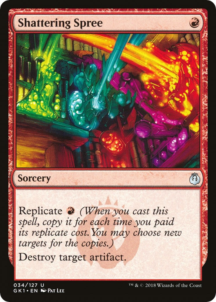 Image for Shattering Spree (34) (Guilds of Ravnica: Guild Kits) - Magic: The Gathering