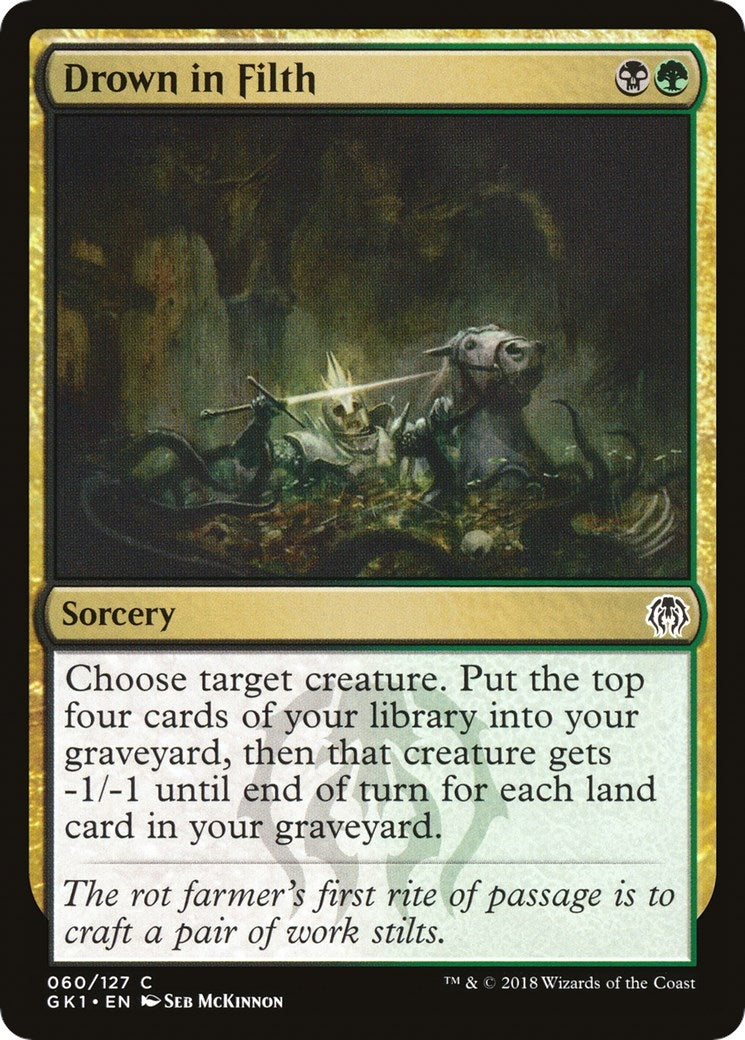 Image for Drown in Filth (60) (Guilds of Ravnica: Guild Kits) - Magic: The Gathering