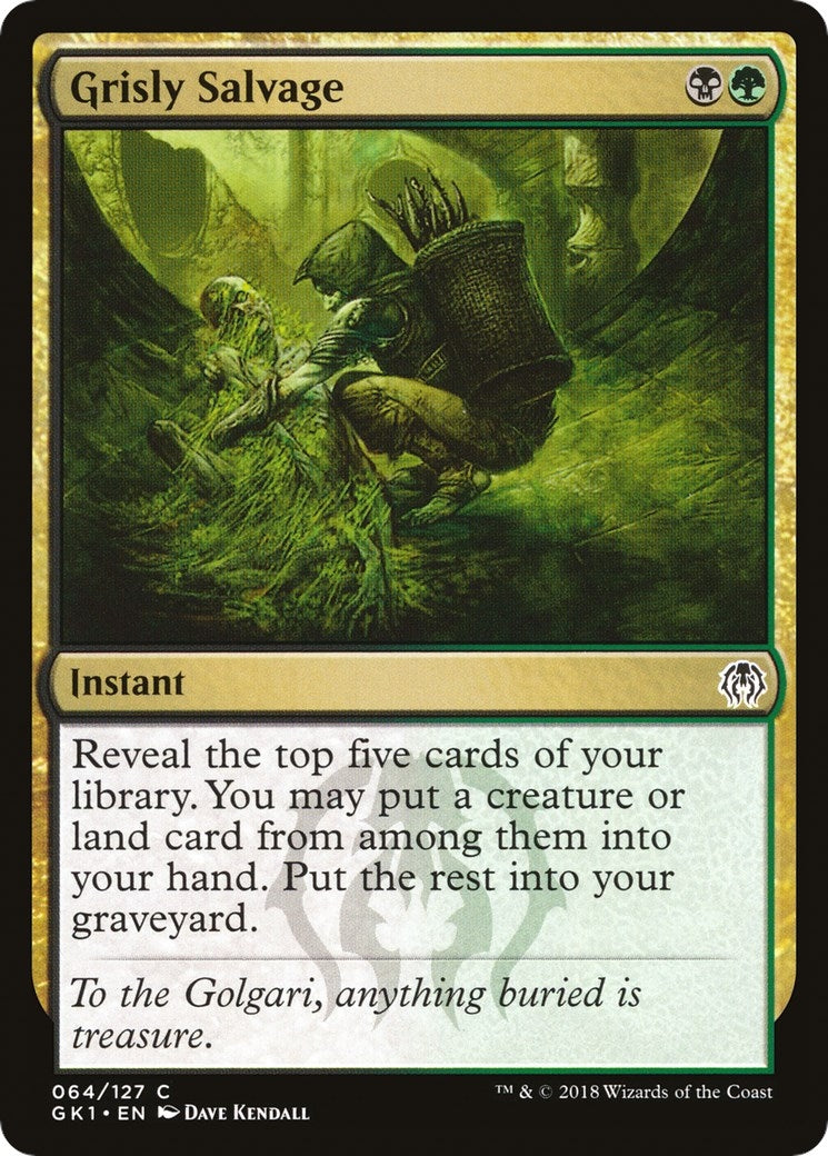 Image for Grisly Salvage (64) (Guilds of Ravnica: Guild Kits) - Magic: The Gathering