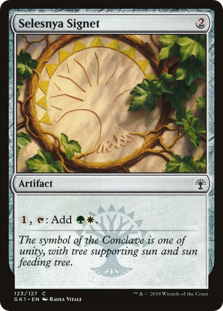 Image for Selesnya Signet (123) (Guilds of Ravnica: Guild Kits) - Magic: The Gathering