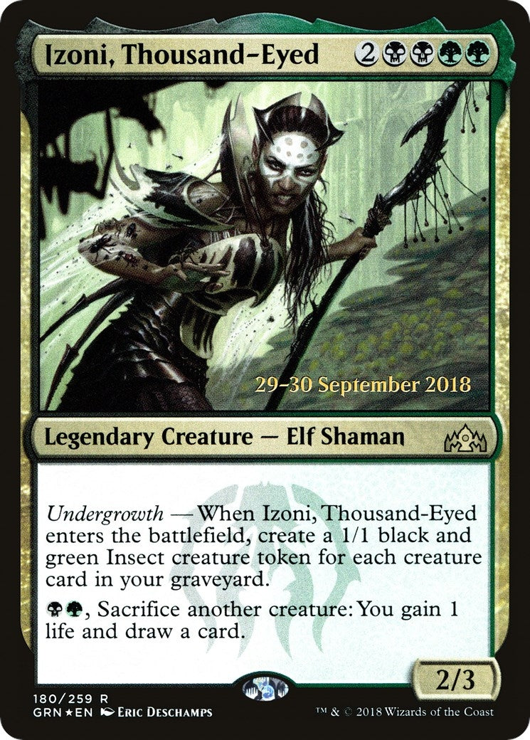 Image for Izoni, Thousand-Eyed (180) (Prerelease Cards) - Magic: The Gathering