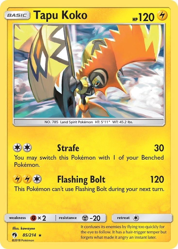 Image for Tapu Koko (85/214) (SM - Lost Thunder) - Pokemon