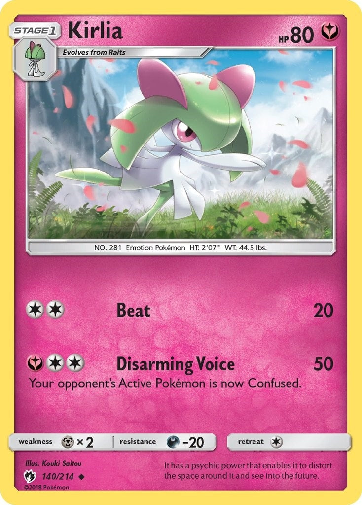 Image for Kirlia (140/214) (SM - Lost Thunder) - Pokemon
