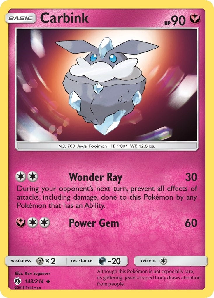 Image for Carbink (143) (143/214) (SM - Lost Thunder) - Pokemon