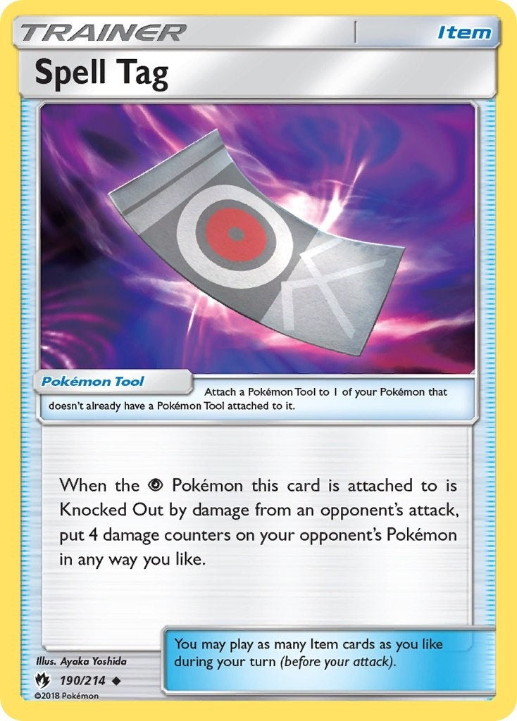 Image for Spell Tag (190/214) (SM - Lost Thunder) - Pokemon