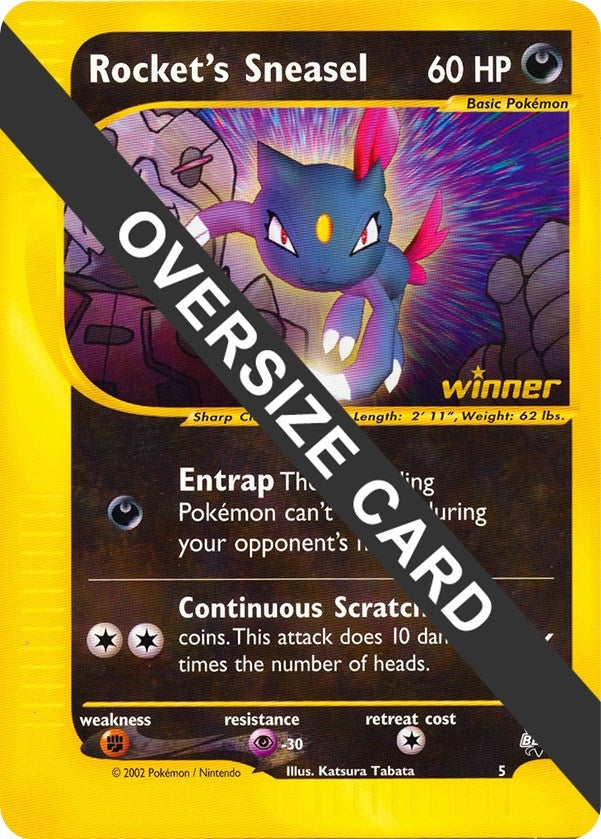 Image for Rocket's Sneasel - 5 (005) (Jumbo Cards) - Pokemon