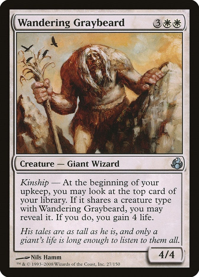 Image for Wandering Graybeard (27) (Morningtide) - Magic: The Gathering