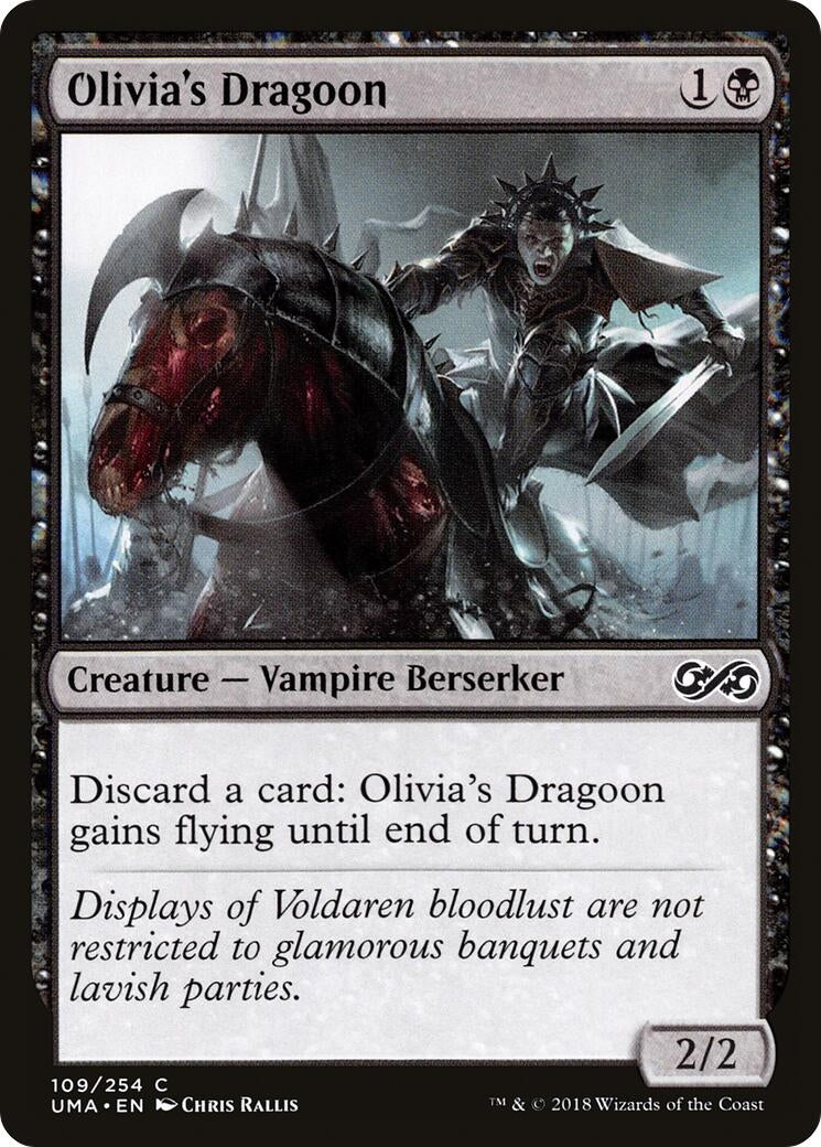 Image for Olivia's Dragoon (109) (Ultimate Masters) - Magic: The Gathering