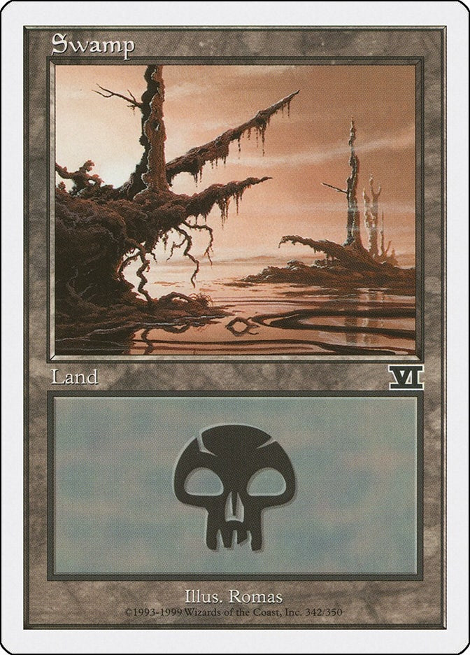 Image for Swamp (342) (342) (Classic Sixth Edition) - Magic: The Gathering