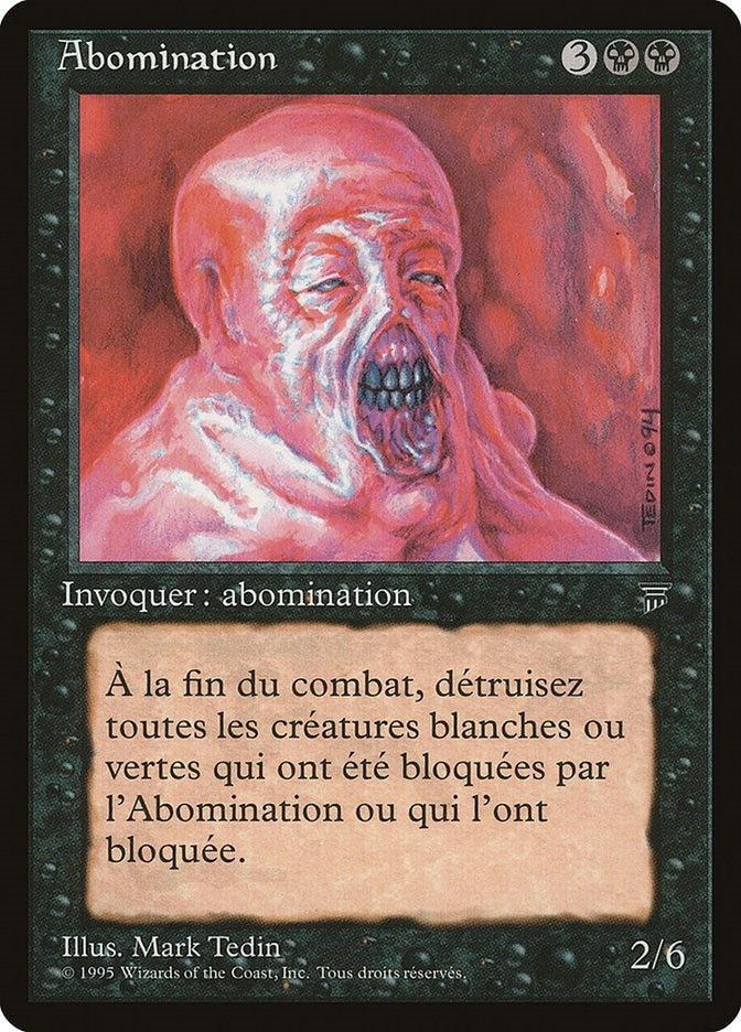 Image for Abomination (French) (Renaissance) - Magic: The Gathering