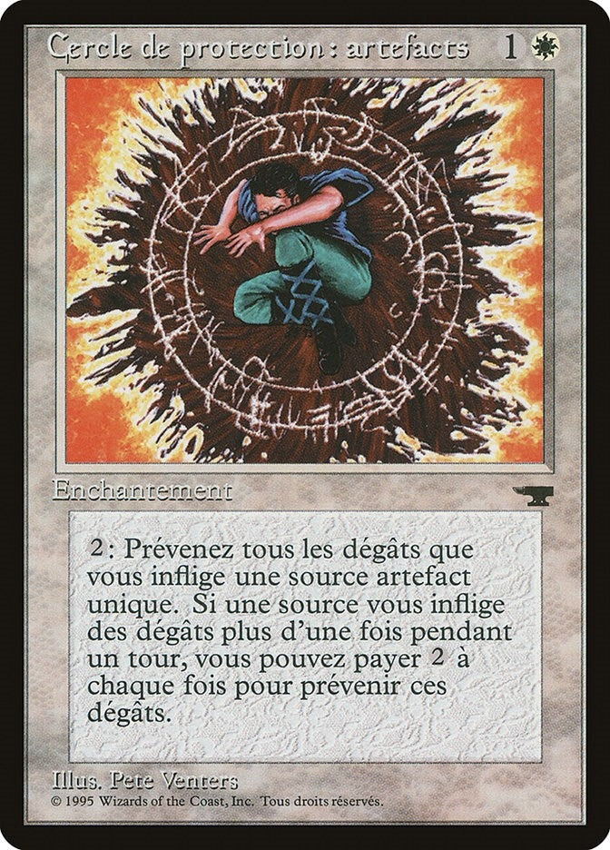 Image for Circle of Protection: Artifacts (French) - "Cercle de protection: artefacts" (Renaissance) - Magic: The Gathering