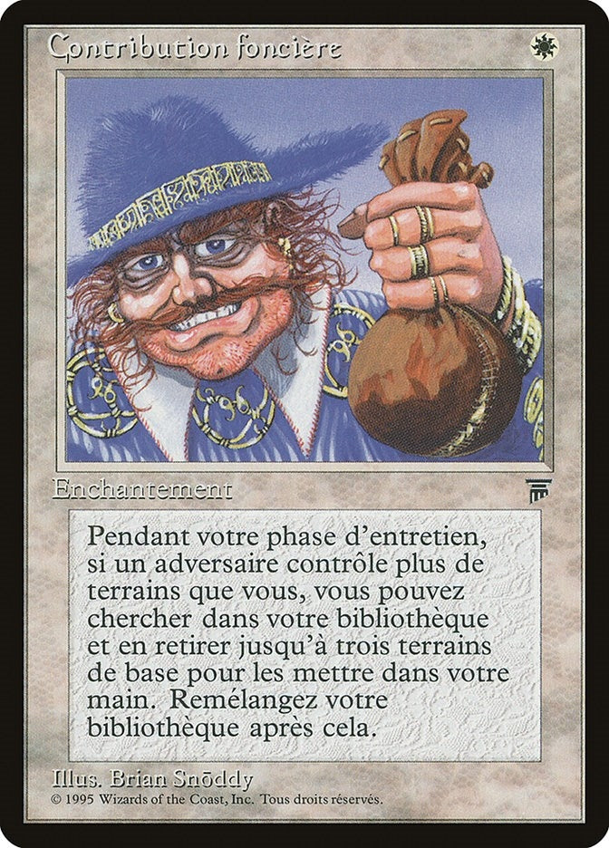 Image for Land Tax (French) - "Contribution fonciere" (Renaissance) - Magic: The Gathering