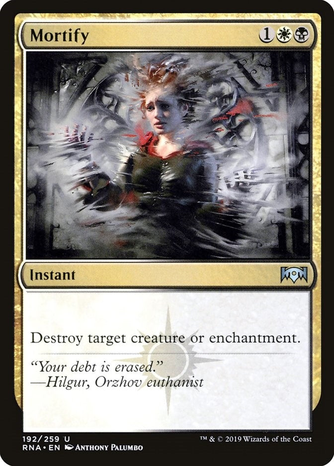 Image for Mortify (192) (Ravnica Allegiance) - Magic: The Gathering