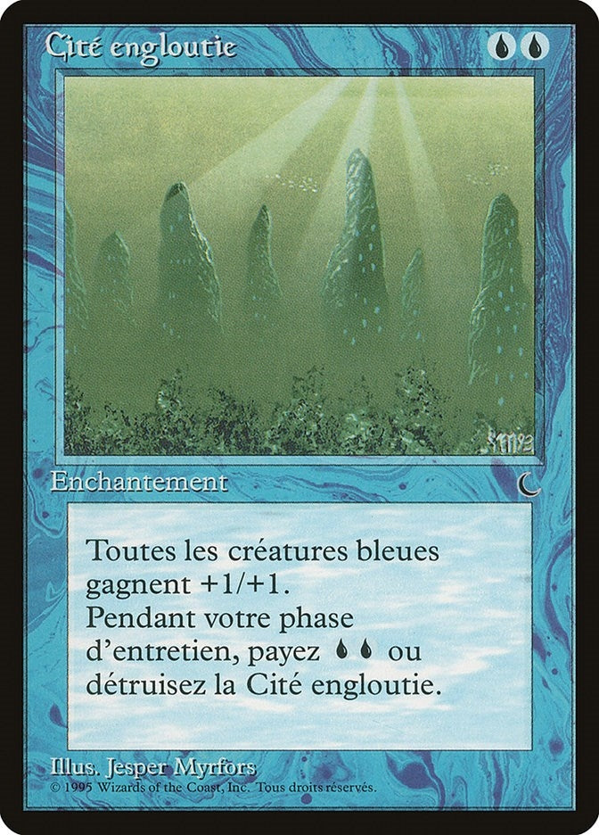 Image for Sunken City (French) - "Cite engloutie" (Renaissance) - Magic: The Gathering