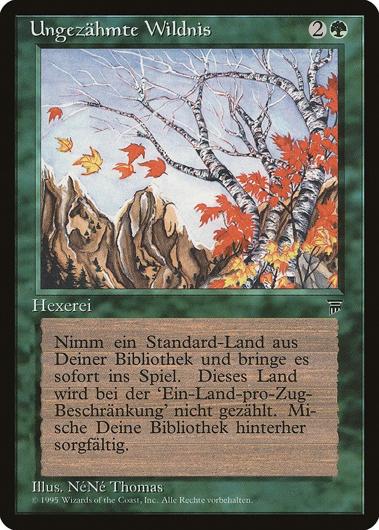 Image for Untamed Wilds (German) - "Ungezahmte Wildnis" (Renaissance) - Magic: The Gathering