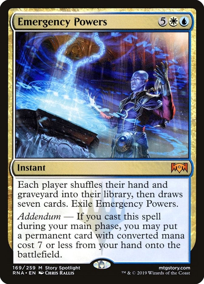 Image for Emergency Powers (169) (Ravnica Allegiance) - Magic: The Gathering