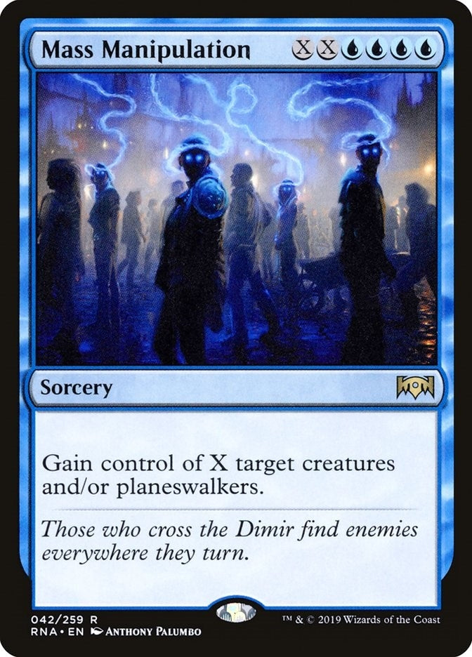 Image for Mass Manipulation (42) (Ravnica Allegiance) - Magic: The Gathering