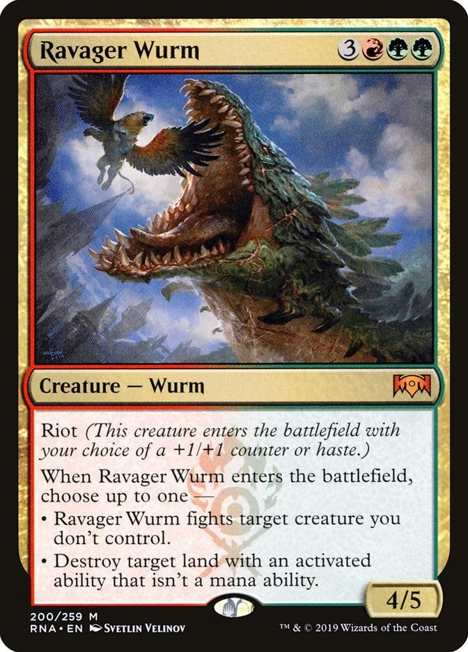 Image for Ravager Wurm (200) (Ravnica Allegiance) - Magic: The Gathering