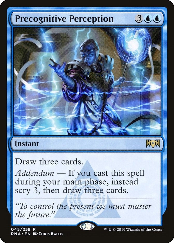 Image for Precognitive Perception (45) (Ravnica Allegiance) - Magic: The Gathering