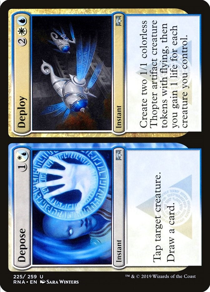 Image for Depose // Deploy (225) (Ravnica Allegiance) - Magic: The Gathering