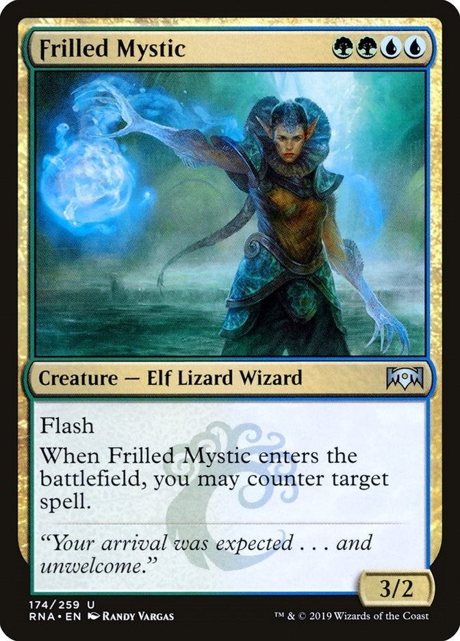 Image for Frilled Mystic (174) (Ravnica Allegiance) - Magic: The Gathering