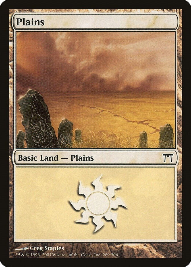Image for Plains (289) (289) (Champions of Kamigawa) - Magic: The Gathering