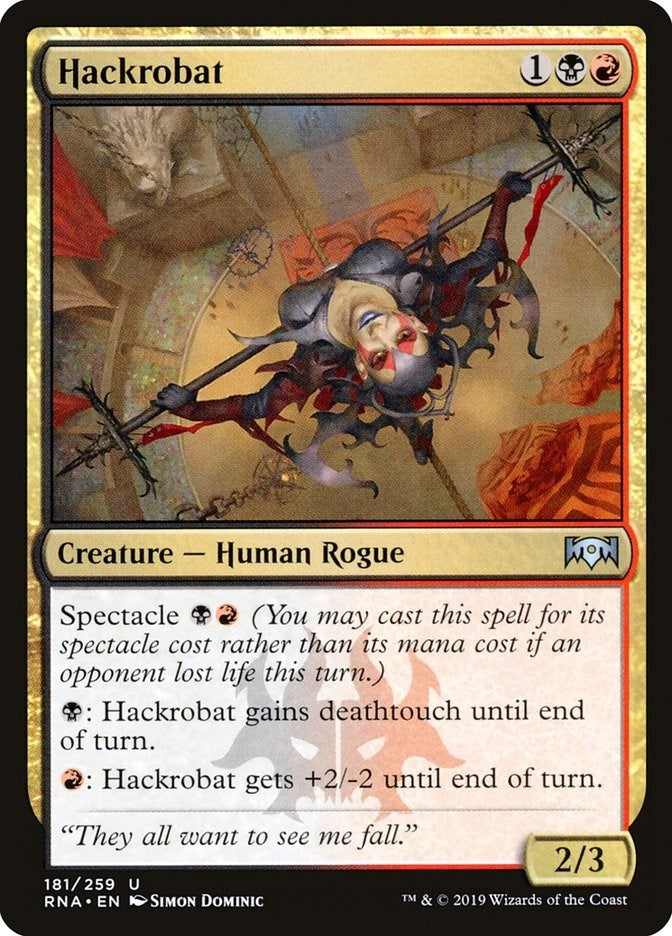 Image for Hackrobat (181) (Ravnica Allegiance) - Magic: The Gathering