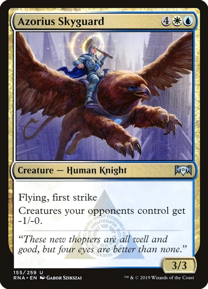 Image for Azorius Skyguard (155) (Ravnica Allegiance) - Magic: The Gathering