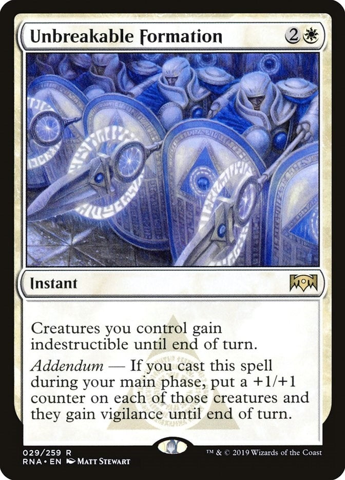 Image for Unbreakable Formation (29) (Ravnica Allegiance) - Magic: The Gathering
