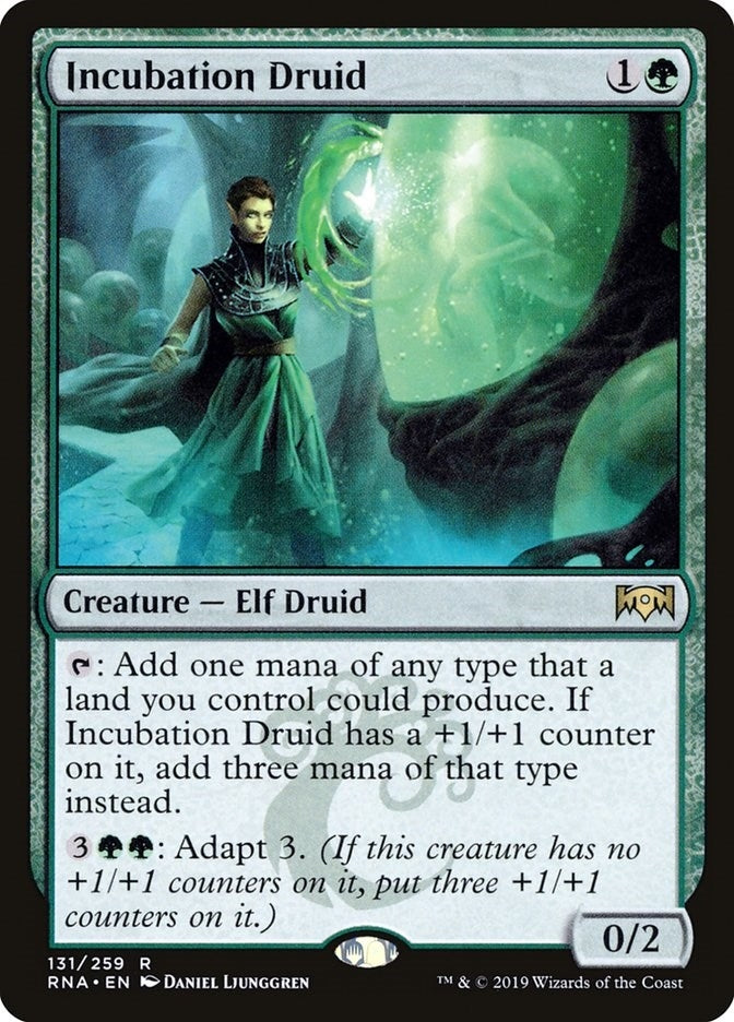 Image for Incubation Druid (131) (Ravnica Allegiance) - Magic: The Gathering