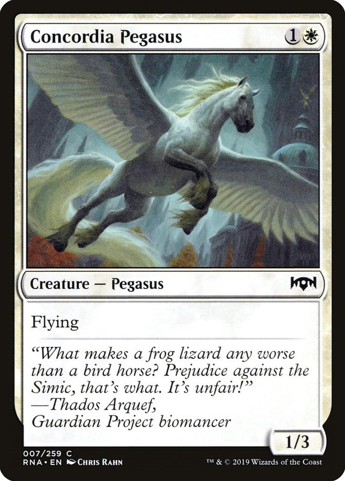 Image for Concordia Pegasus (7) (Ravnica Allegiance) - Magic: The Gathering