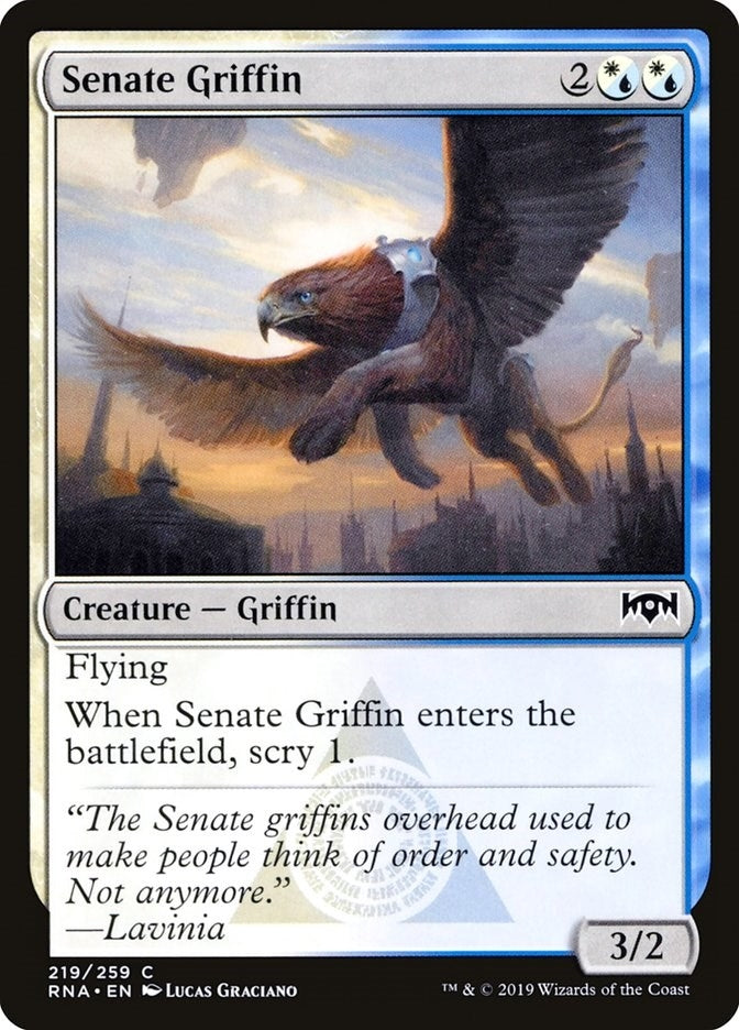 Image for Senate Griffin (219) (Ravnica Allegiance) - Magic: The Gathering