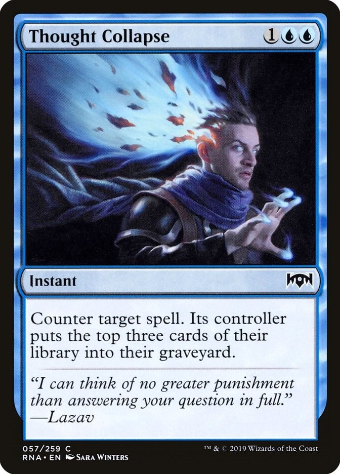 Image for Thought Collapse (57) (Ravnica Allegiance) - Magic: The Gathering