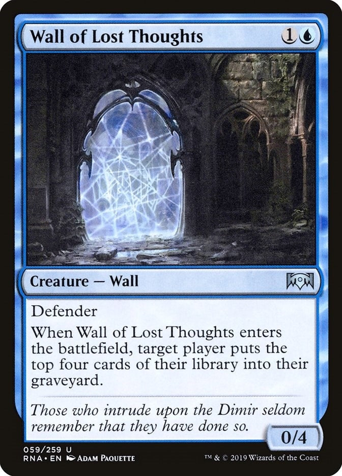 Image for Wall of Lost Thoughts (59) (Ravnica Allegiance) - Magic: The Gathering