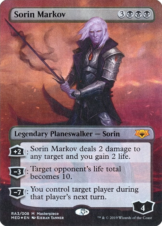 Image for Sorin Markov (RA3) (Mythic Edition: Ravnica Allegiance) - Magic: The Gathering