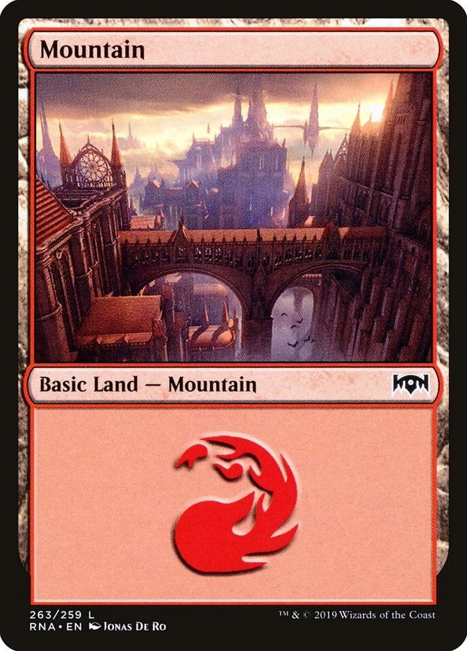 Image for Mountain (263) (Ravnica Allegiance) - Magic: The Gathering