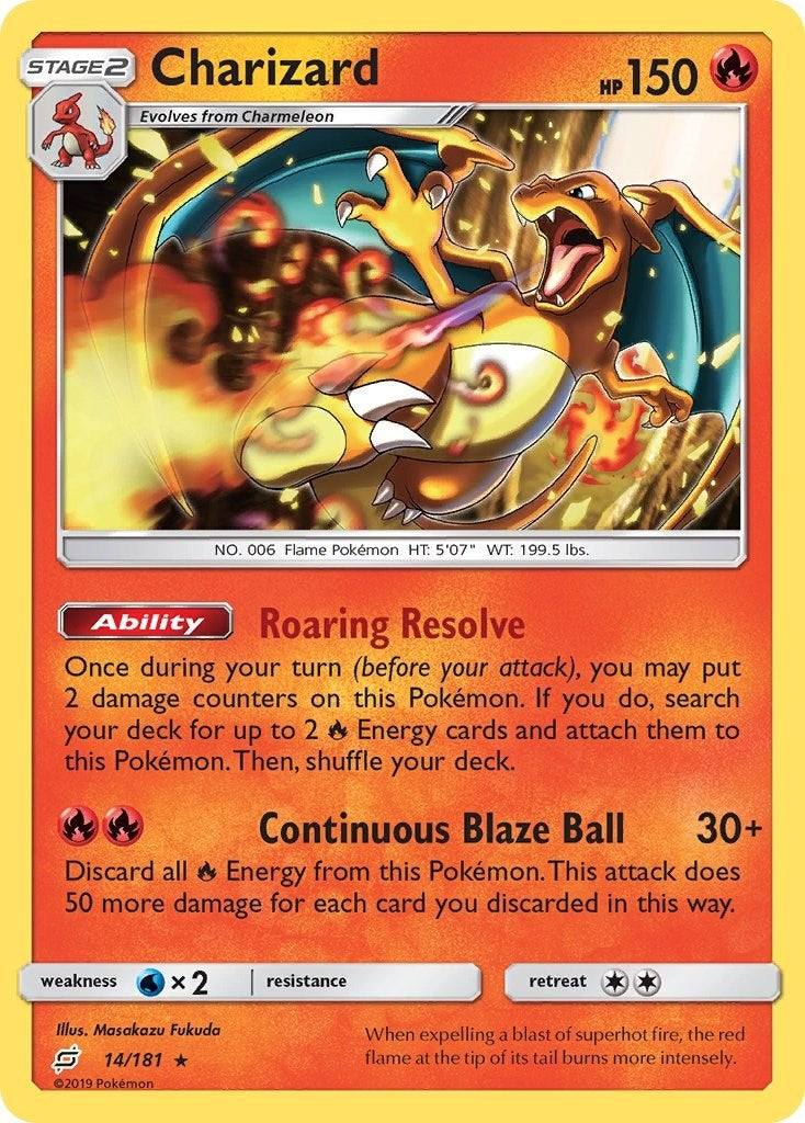 Image for Charizard (14/181) (SM - Team Up) - Pokemon
