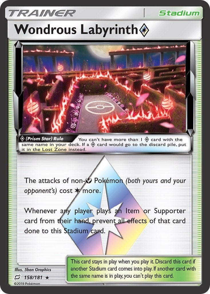 Image for Wondrous Labyrinth Prism Star (158/181) (SM - Team Up) - Pokemon