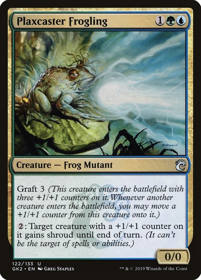 Image for Plaxcaster Frogling (122) (Ravnica Allegiance: Guild Kits) - Magic: The Gathering