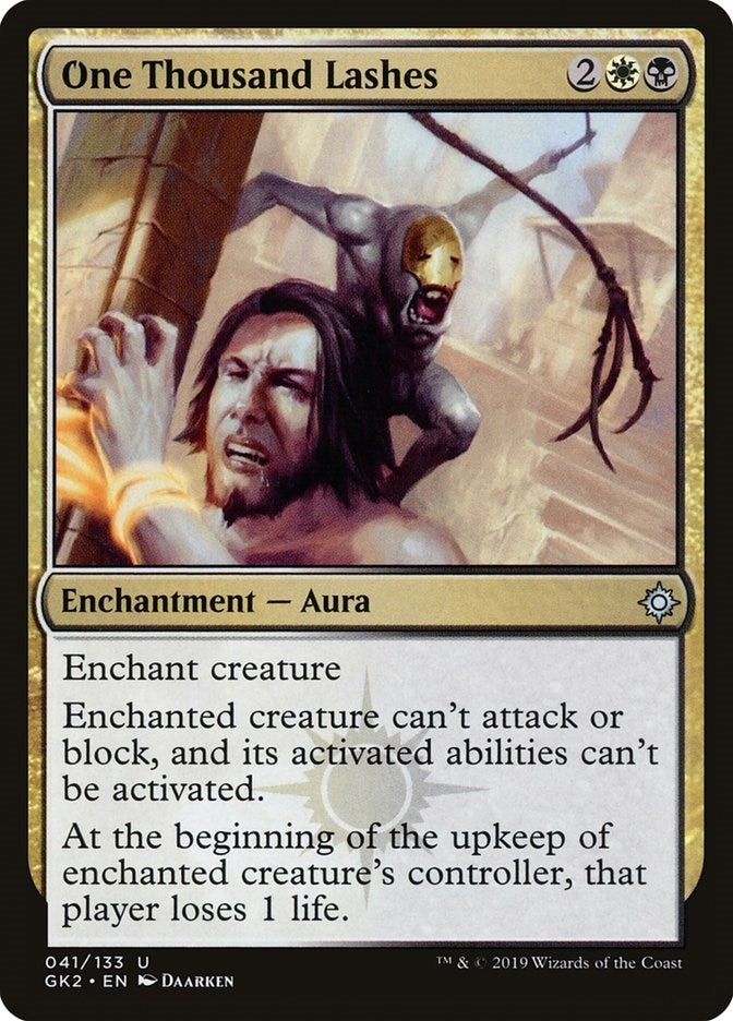 Image for One Thousand Lashes (41) (Ravnica Allegiance: Guild Kits) - Magic: The Gathering