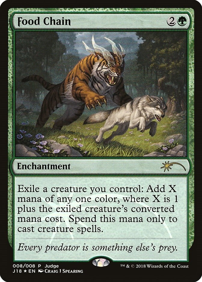 Image for Food Chain (8) (Judge Promos) - Magic: The Gathering