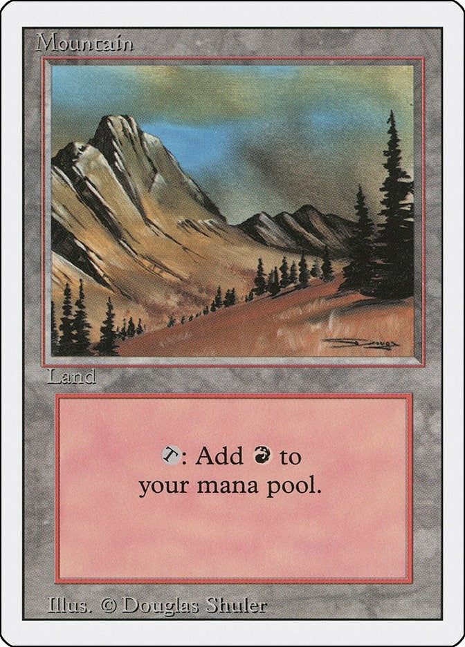 Image for Mountain (C) (292) (Revised Edition) - Magic: The Gathering